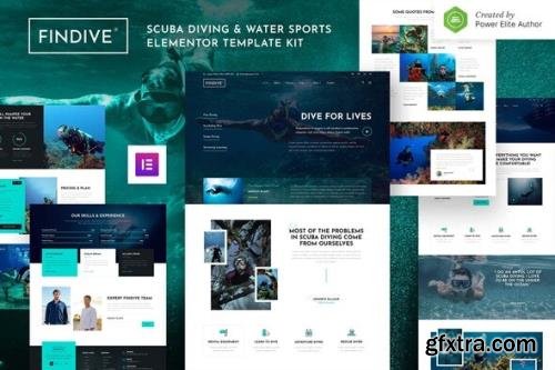 ThemeForest - Findive v1.0.0 - Scuba Diving & Water Sports Elementor Template Kit - 34315754