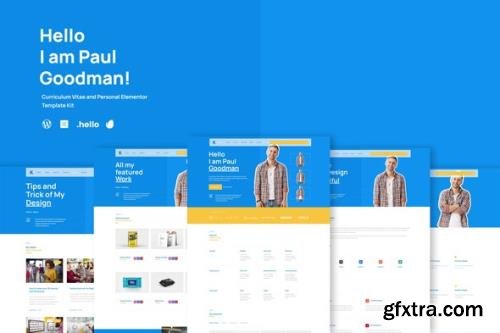 ThemeForest - Goodman v1.0.0 - Creative Portofolio Elementor Template Kit - 34348519