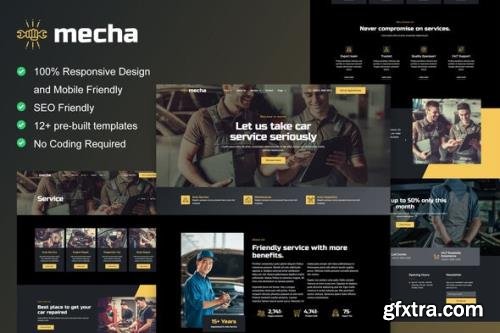 ThemeForest - Mecha v1.0.0 - Car Repair & Auto Service Elementor Template Kit - 34271132