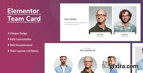 CodeCanyon - Elementor Team Card v1.0.0 - 34139805