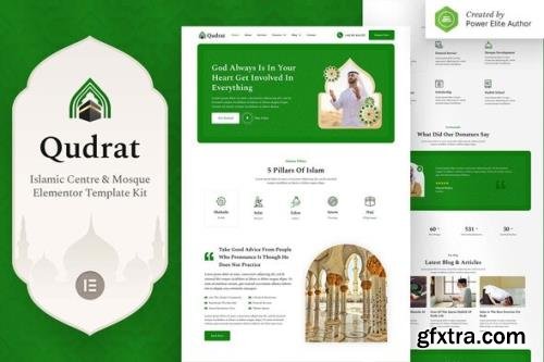 ThemeForest - Qudrat v1.0.0 - Islamic Center & Mosque Elementor Template Kit - 34265992