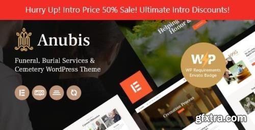 ThemeForest - Anubis v1.0 - Funeral & Burial Services WordPress Theme - 34240268 - NULLED