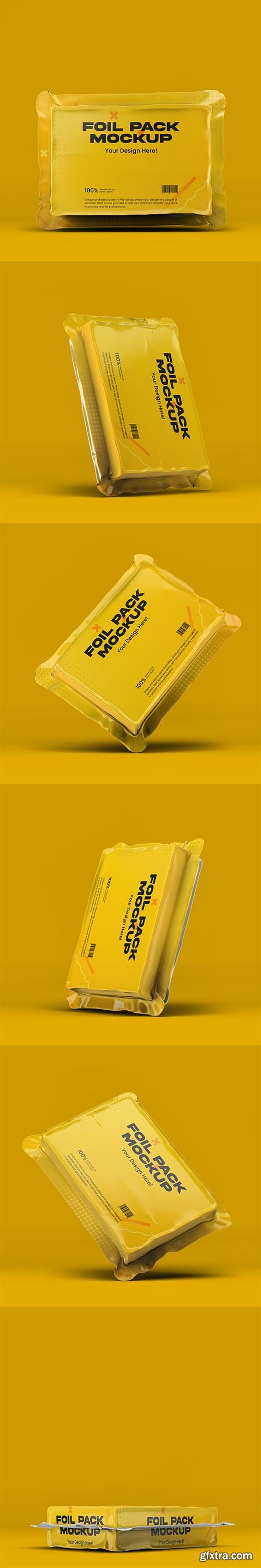 Foil pack mockup