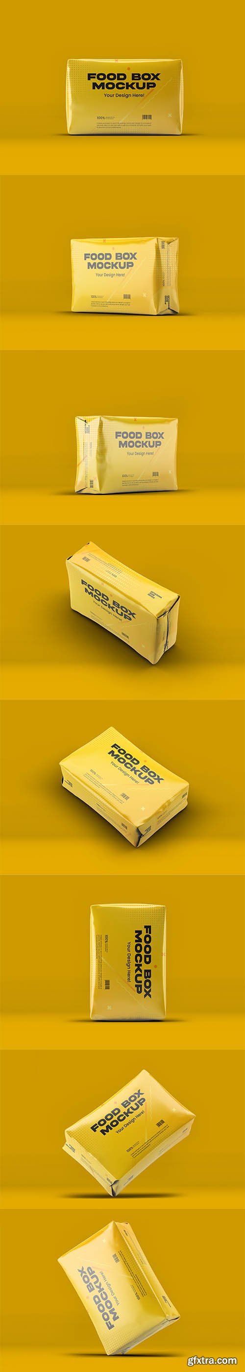 Food box mockup