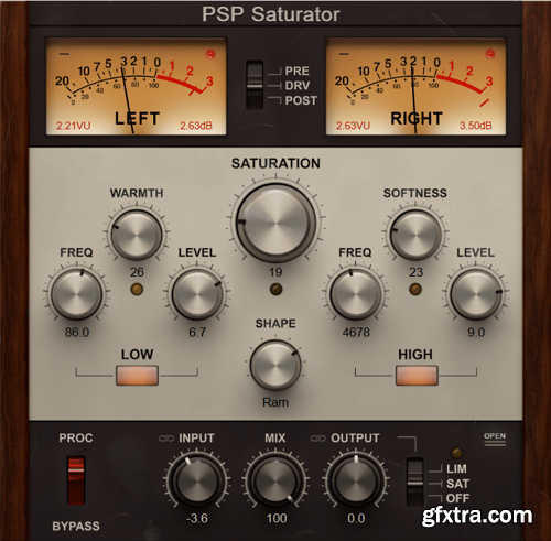 PSPaudioware PSP Saturator v1.0.0