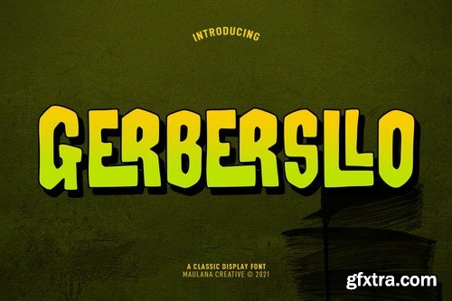 Gerbersllo Display Font