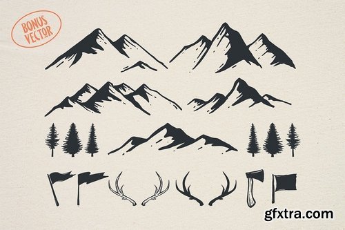 CM - Pine Forest - Outdoor Typeface 3800070