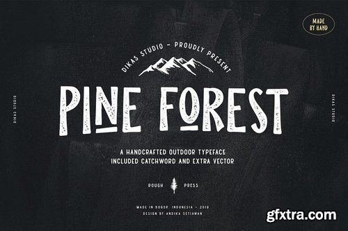 CM - Pine Forest - Outdoor Typeface 3800070