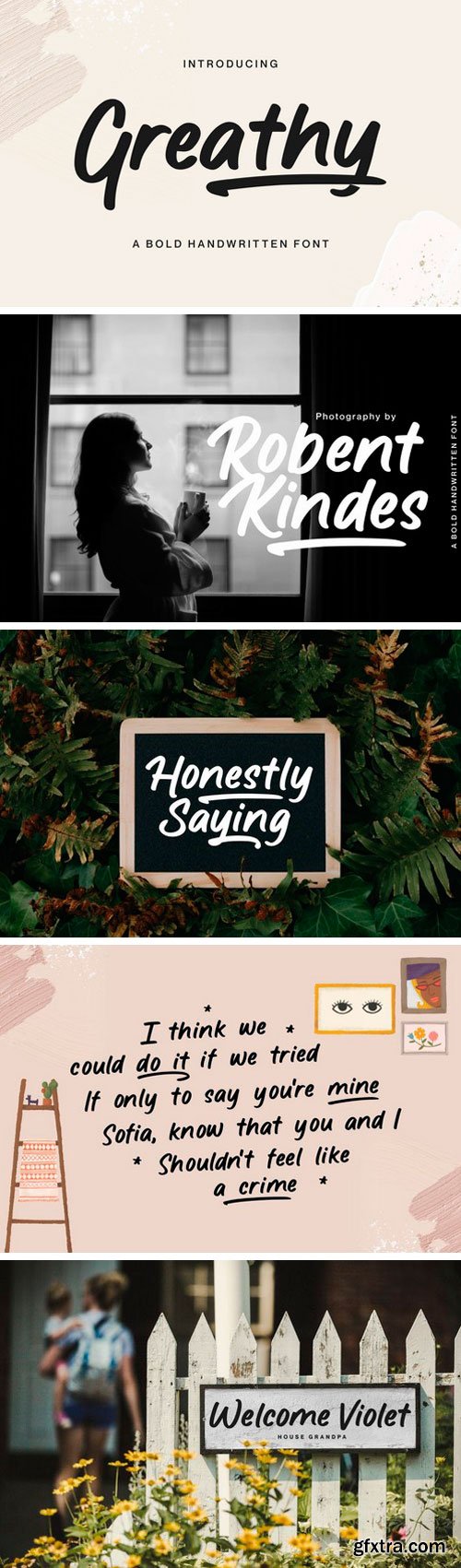 Greathy Script Font