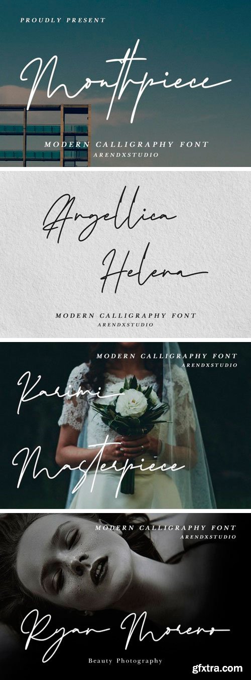 Mouthpiece Script Font