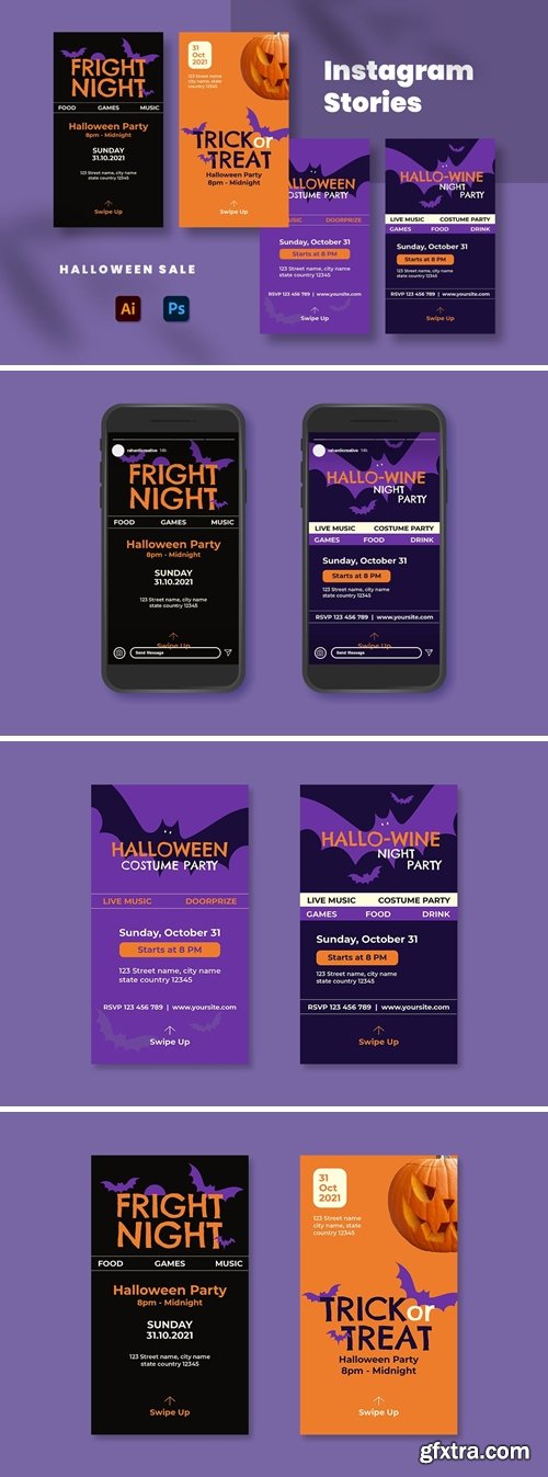 Halloween Sale Instagram Stories