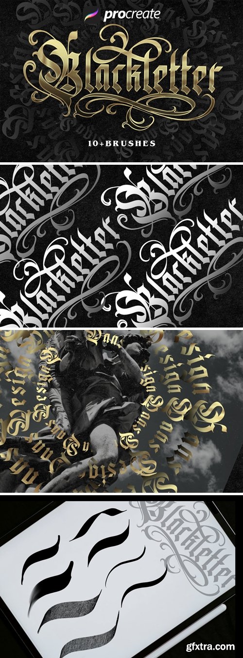 Blackletter Brush Procreate