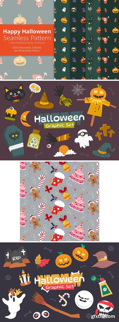 Illustration Halloween Elements