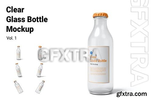 Clear Glass Bottle Mockup Vol.1 Y6G9MZU