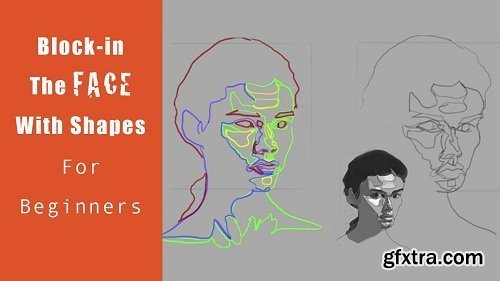 Easy Way To Draw The Face Using Shapes For Beginners