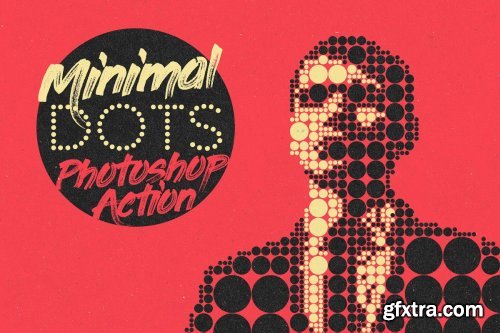 CreativeMarket - Minimal Dots Photoshop Action 4079709