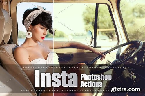 CreativeMarket - 30 Insta Photoshop Actions 3937770