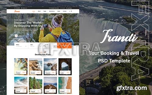 Trandi - Tour Booking Website PSD Template o176808