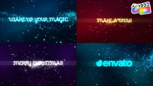 Videohive - Holiday Magic Greetings | FCPX - 34418724 - 34418724