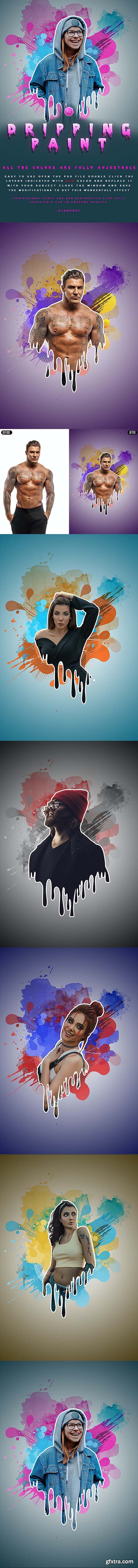 GraphicRiver - Dripping Painting - Photoshop Effect 33083741