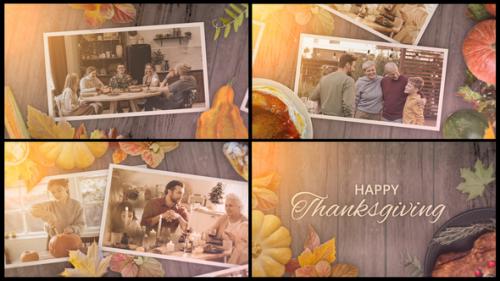 Videohive - Thanksgiving Day Slideshow Opener for DaVinci Resolve - 34401476 - 34401476