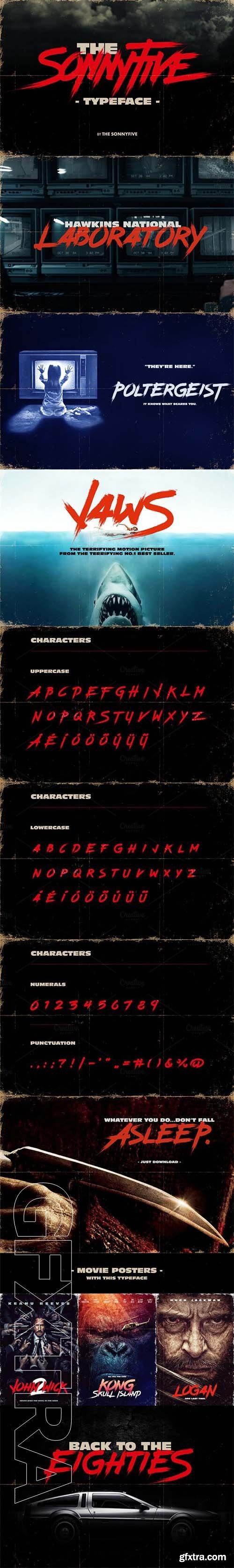 CreativeMarket - THE SONNYFIVE typeface 2094588