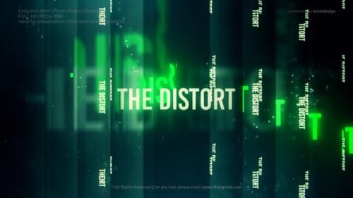 Videohive - The Distort Cinematic Titles - 34425323 - 34425323