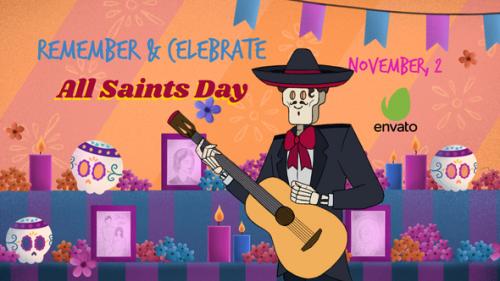 Videohive - Day of the Dead, All Saints Day Opener - 34442870 - 34442870