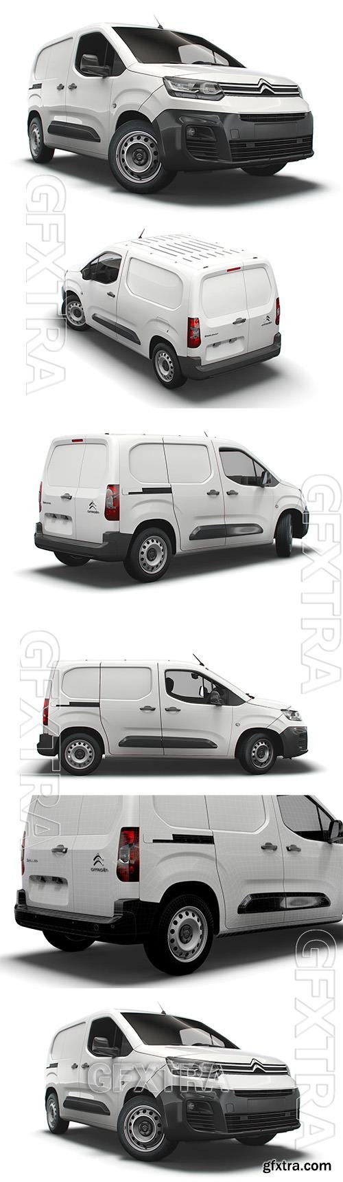 Citroen Berlingo Van SWB 2021 3D Model o86442