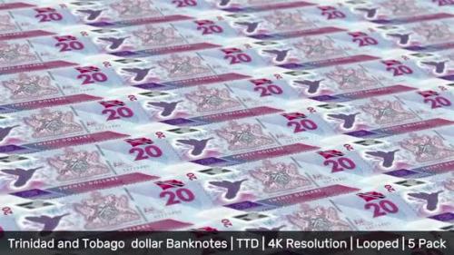 Videohive - Trinidad and Tobago Banknotes Money / dollar / Currency TT$ / TTD / 5 Pack - 4K - 34420539 - 34420539