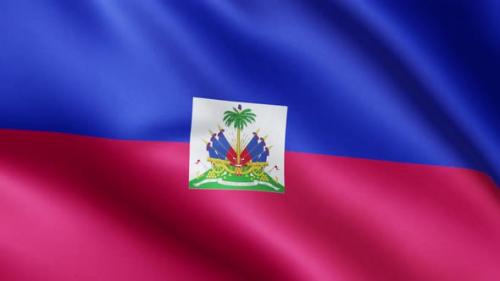 Videohive - Haitian flag | Flag of Haiti | UHD | 60fps - 34423262 - 34423262