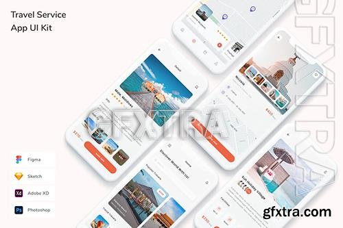 Travel Service App UI Kit MYMAXDM