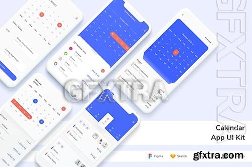 Calendar App UI Kit MAEX98G