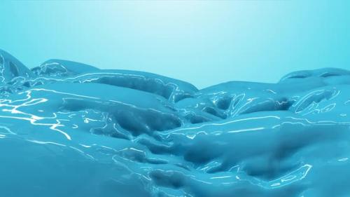 Videohive - Beautiful Blue Water Surface Boils - 34427555 - 34427555