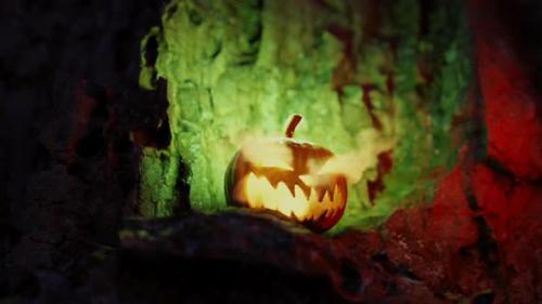 Videohive - Scary Halloween Pumpkin V1 - 34437865 - 34437865