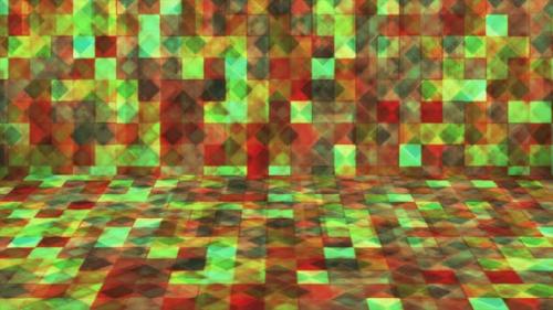 Videohive - Broadcast Hi-Tech Glittering Abstract Patterns Wall Stage 001 - 34446370 - 34446370