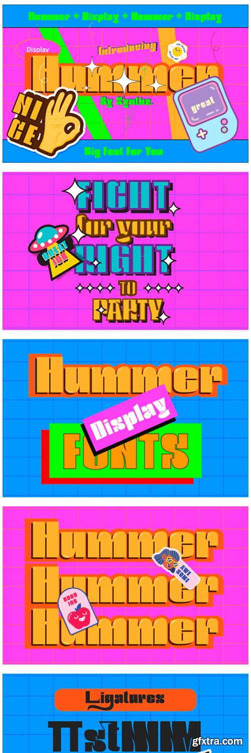 Hummer Font