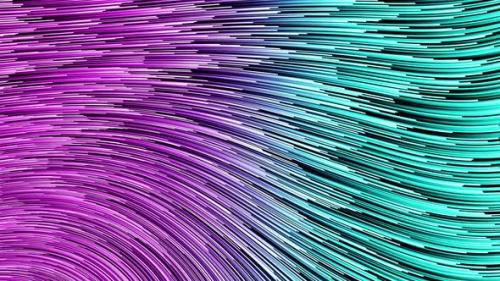 Videohive - Vj Background Wild Sea Breeze Motion With Purple And Blue Colors 4K - 34446506 - 34446506