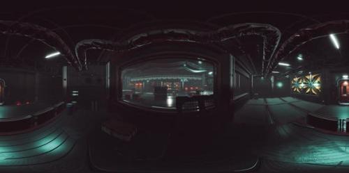 Videohive - Vr360 View of Spaceship Interior - 34449083 - 34449083