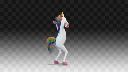 Videohive - Unicorn Horse Long And Funny Dance - 34372952 - 34372952