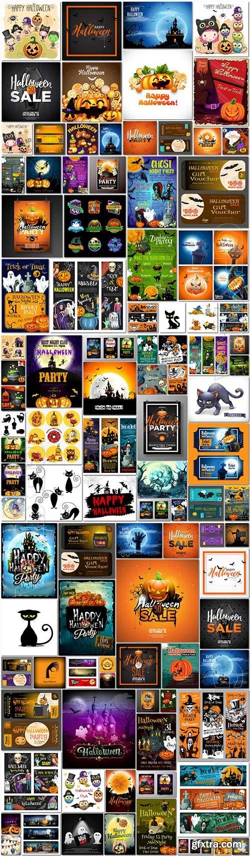 100 Bundle Halloween vector illustration vol 3