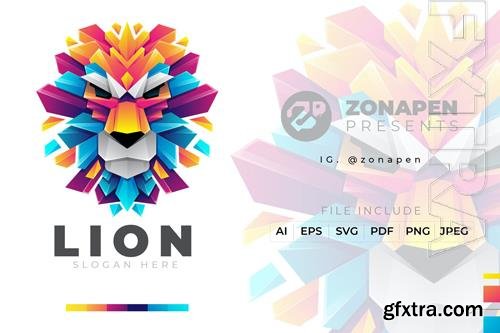 Lion Gradient Logo