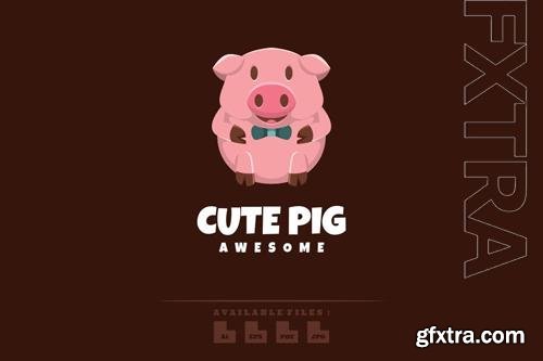 Cute Pig Logo