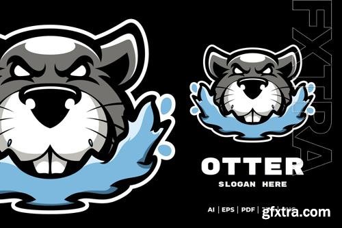 Otter Mascot Logo