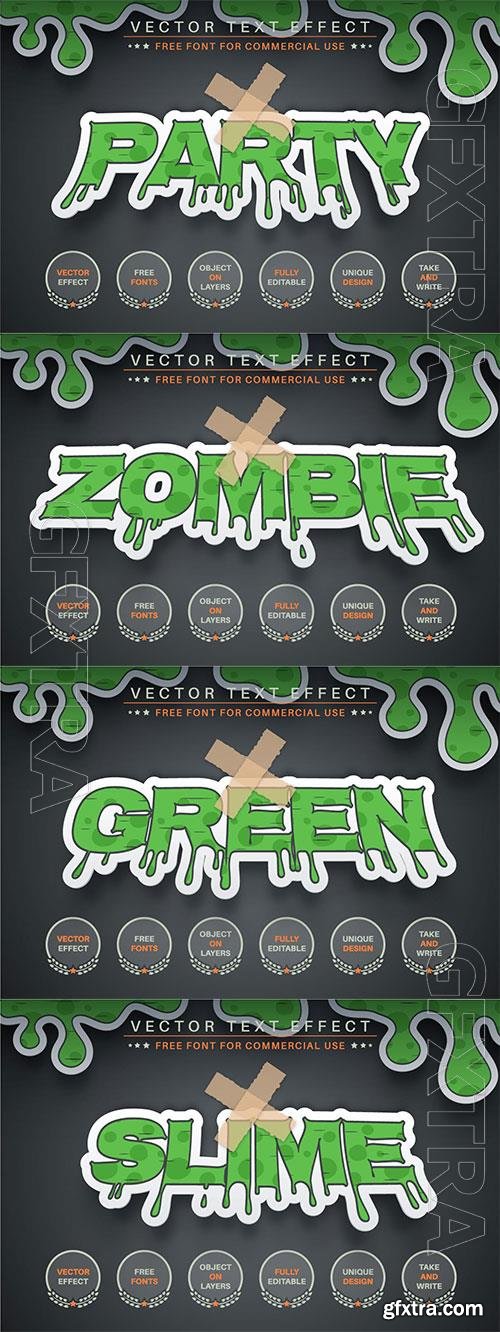 Halloween Party - Editable Text Effect, Font Style