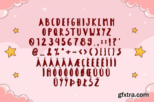 Dream Kinder - Cute Display Font