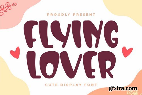 Flying Lover - Cute Display Font