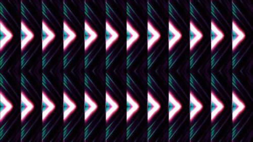 Videohive - Neon shimmering triangles in pattern - 34410973 - 34410973