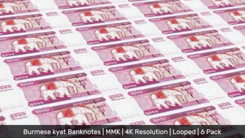 Videohive - Myanmar (Burma) Banknotes Money / kyat / Currency K / MMK / 6 Pack - 4K - 34420542 - 34420542