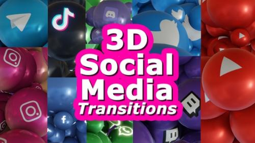 Videohive - Social Media Transitions 3D - 34354109 - 34354109